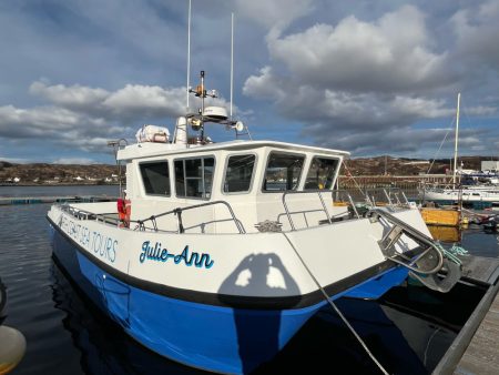 Julie-Ann in Lochinver marina