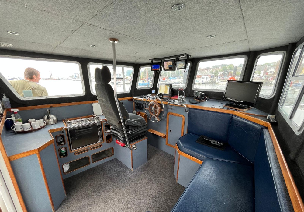 cabin interior of Julie-Ann